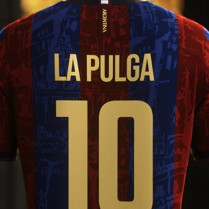 Camisa Barcelona Edition "La Pulga 10" 24/25 - Torcedor Masculina