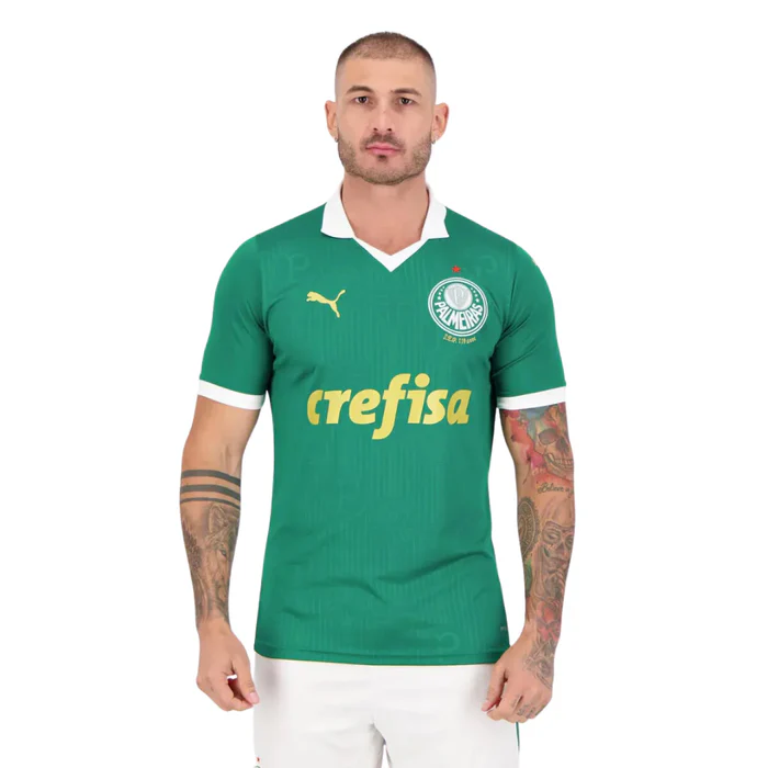 Camisa Palmeiras Titular 24/25 - Puma Torcedor Masculina Lançamento