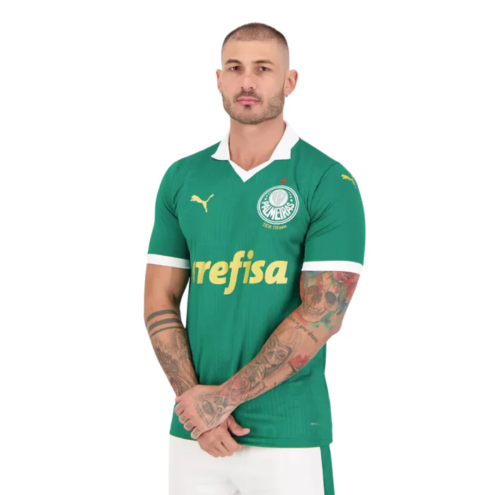 Camisa Palmeiras Titular 24/25 - Puma Torcedor Masculina Lançamento