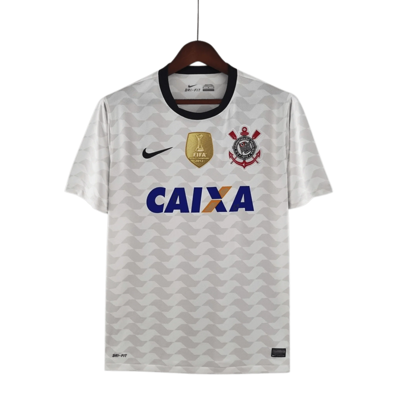 Camisa Corinthians Fora 2012 - Versão Retrô Branca