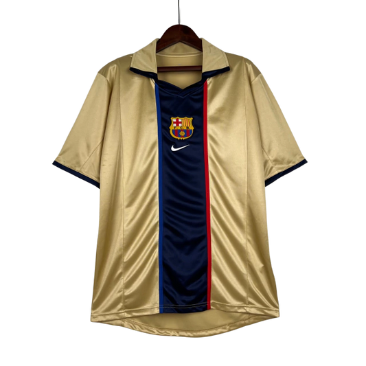 Camisa Retro Barcelona Dourada Nike 02/2003 Masculino