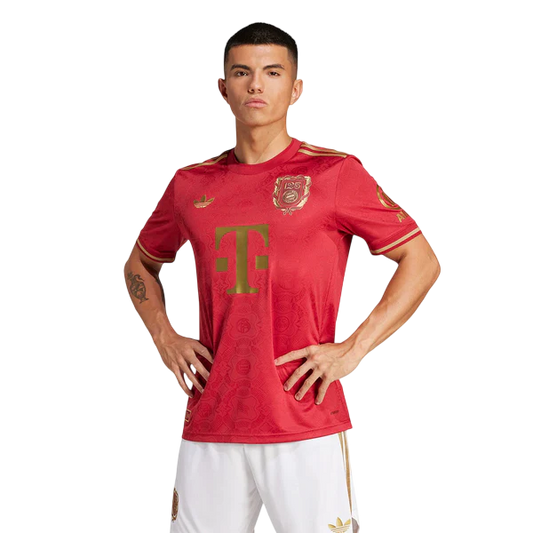 Camisa Bayern De Munique 125 Anos Vermelha 25/26 - Adidas Torcedor Masculina