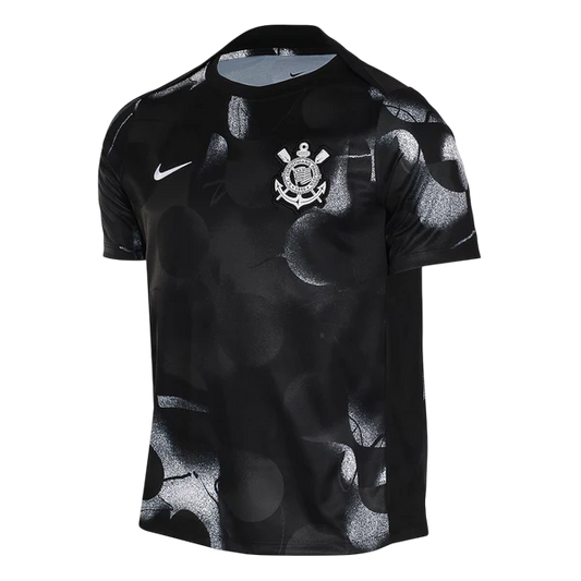 Camisa Corinthians Treino Preta 25/26 - Nike Versão Torcedor Masculina