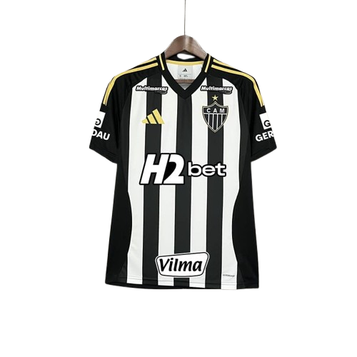 Camisa Atlético Mineiro Titular Todos Patrocínios 25/26 - Adidas Torcedor Masculina