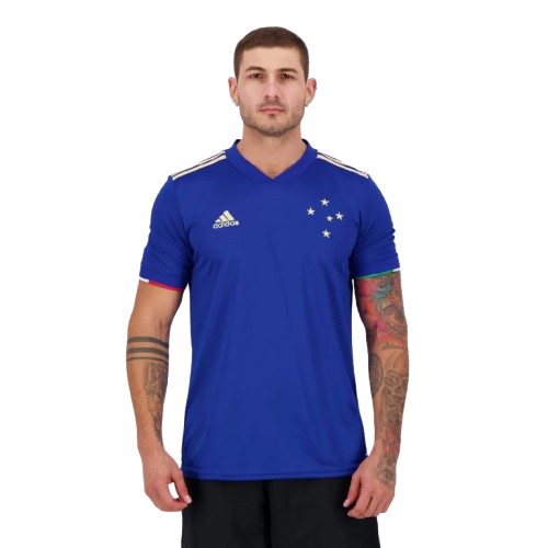 Camisa Cruzeiro Centenário Azul 21/22 - Adidas Torcedor Masculina
