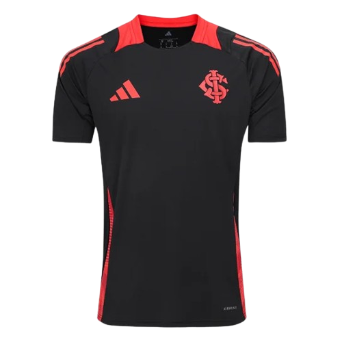 Camisa Internacional Treino Preta 25/26 - Adidas Torcedor Masculina