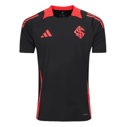 Camisa Internacional Treino Preta 25/26 - Adidas Torcedor Masculina