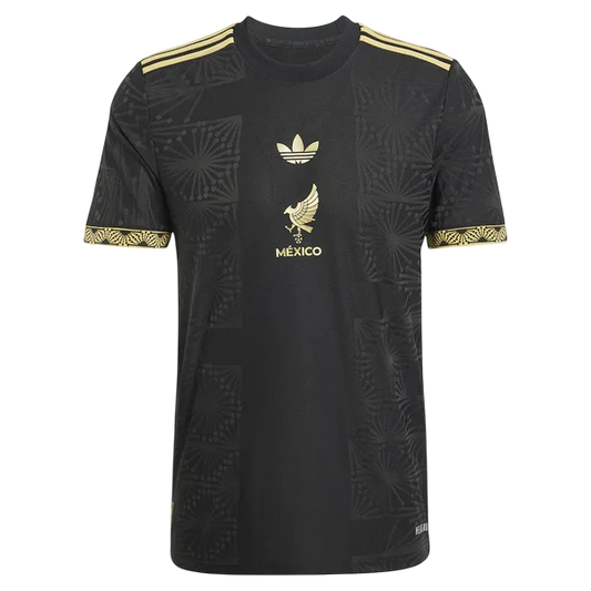 Camisa México Ouro (Gold) 25/26 - Adidas Torcedor Masculina