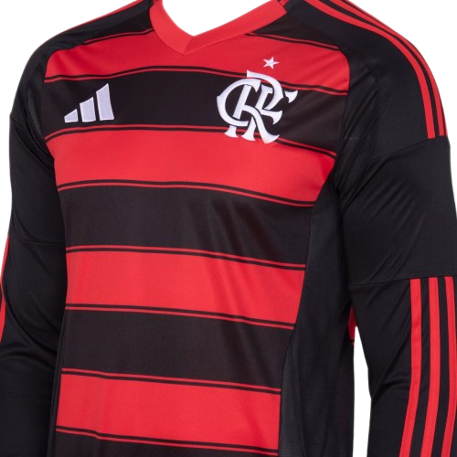 Camisa Flamengo Home 25/26 Manga Longa - Versão Torcedor