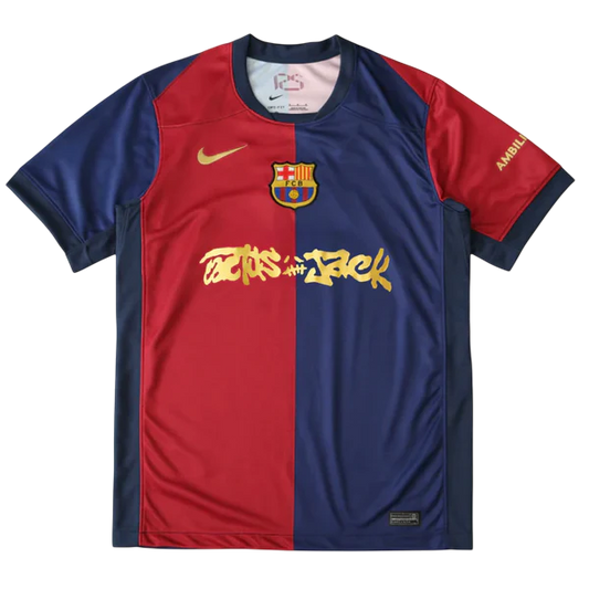 Camisa Barcelona Home x Travis Scott 24/25 - Nike Torcedor Masculina