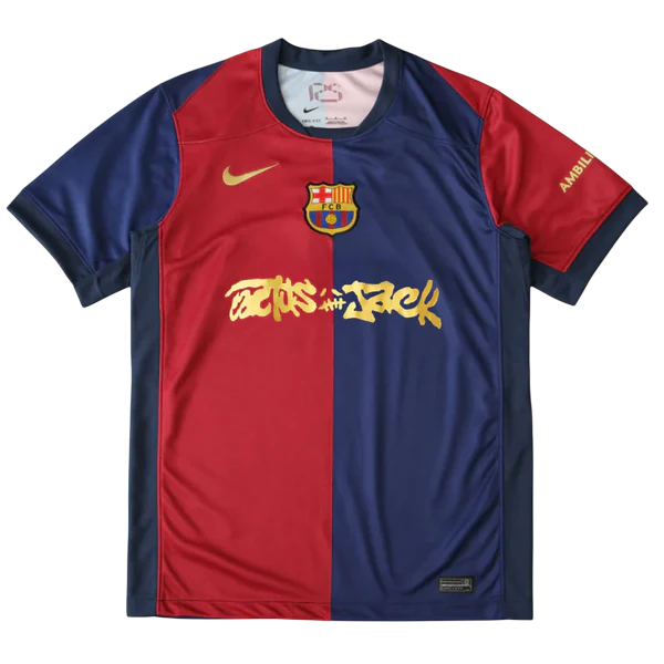 Camisa Barcelona Home x Travis Scott 24/25 - Nike Torcedor Masculina