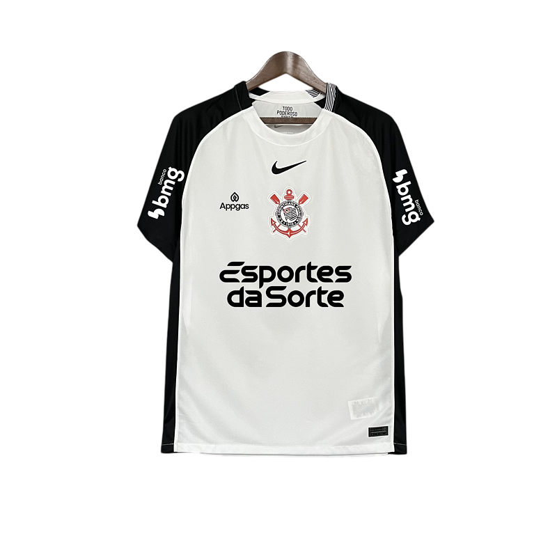 Camisa Corinthians Home Todos Patrocínios 25/26 - Versão Torcedor