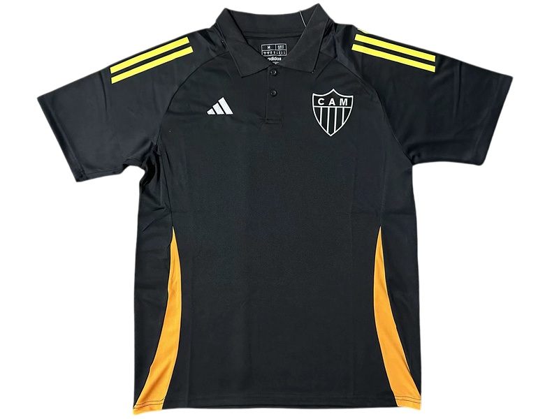 Camisa Polo Atlético Mineiro Treinador Preta 25/26 - Adidas