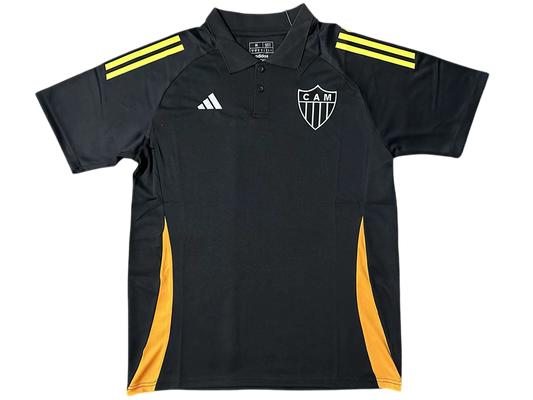 Camisa Polo Atlético Mineiro Treinador Preta 25/26 - Adidas