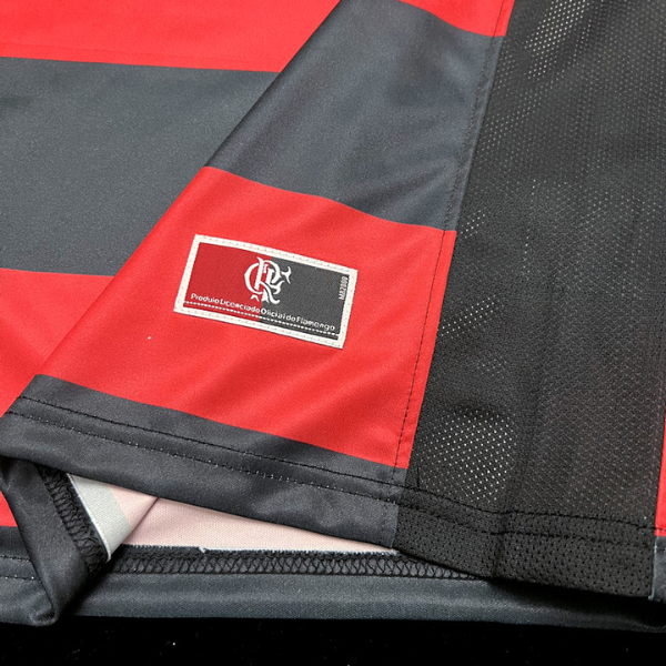Camisa Retrô Flamengo 00/01 Masculino Vermelho e Preto