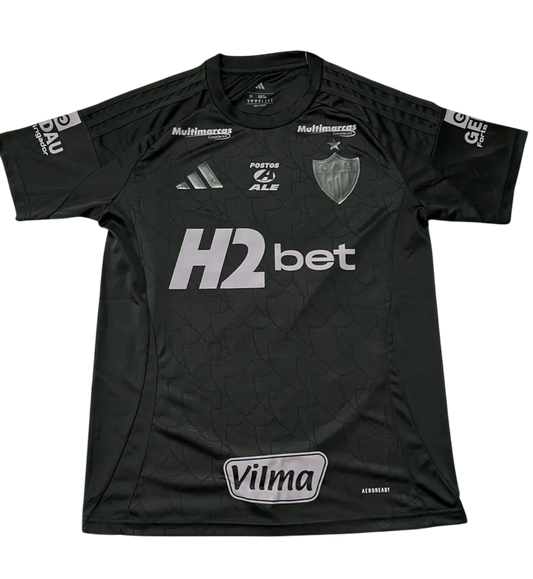 Camisa Atlético Mineiro All Black Todos Patrocínios 25/26 - Adidas Torcedor Masculina