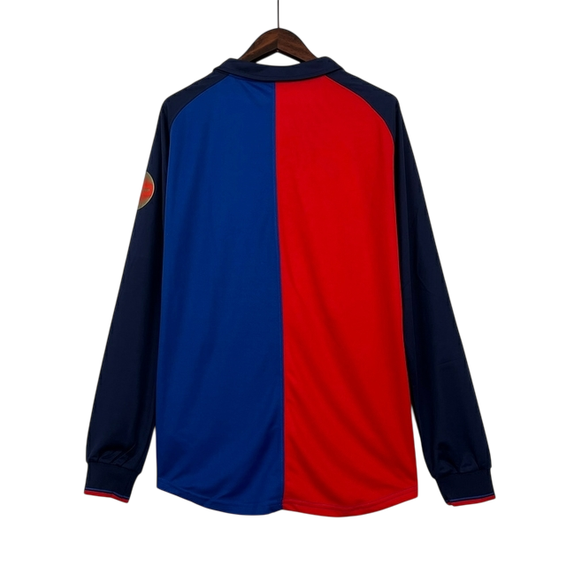 Camisa Retro Barcelona Nike Manga Longa 1998/99 Masculino