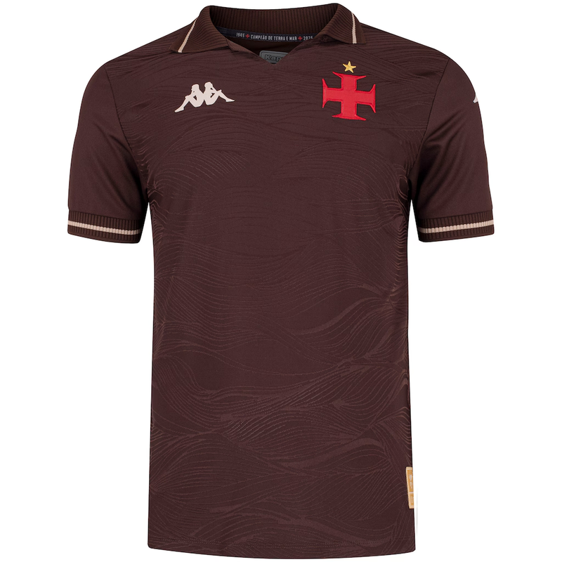 Camisa Vasco da Gama III 25/26 - Kappa Torcedor Masculina [PRÉ-VENDA]