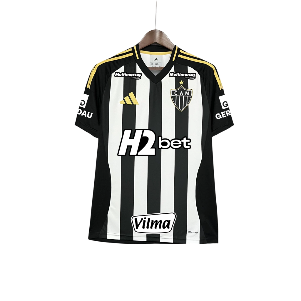 Camisa Atlético Mineiro Home Todos Patrocínios 25/26 - Adidas Torcedor Masculina
