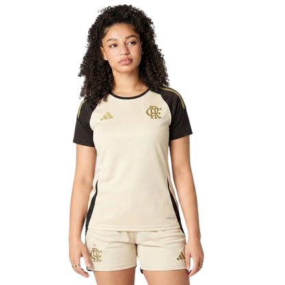 Camisa Flamengo 26/27 Treino Bege Feminina