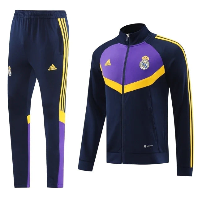 Conjunto de Treino Real Madrid - Azul e Roxo