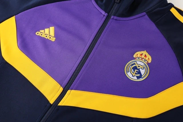 Conjunto de Treino Real Madrid - Azul e Roxo