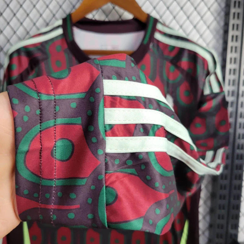 Camisa México Home Manga Comprida 23/24 -Adidas Versão Torcedor