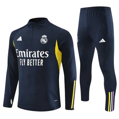 Conjunto de Treino Real Madrid 23/24 - Azul Escuro