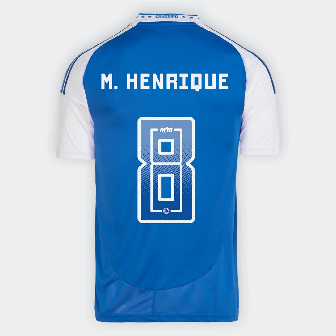 Camisa Cruzeiro Home 25/26 M.Henrique N° 8