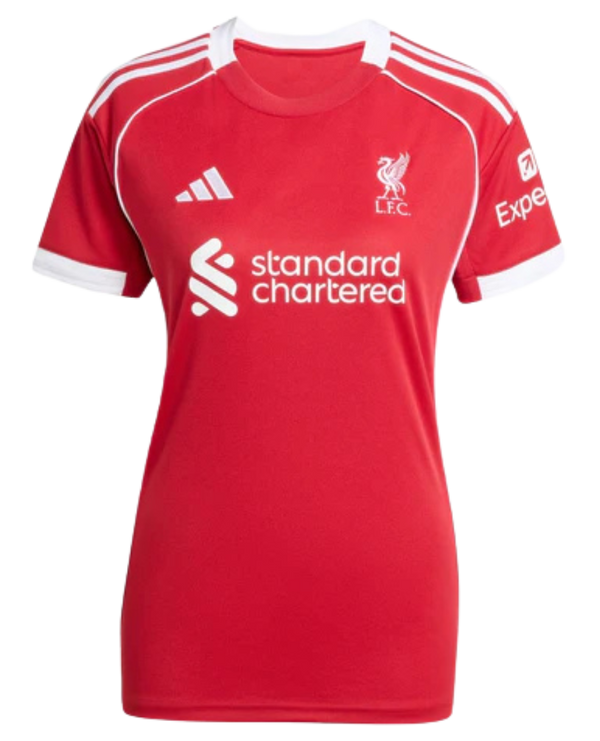 Camisa Liverpool Home 25/26 - Adidas Feminina
