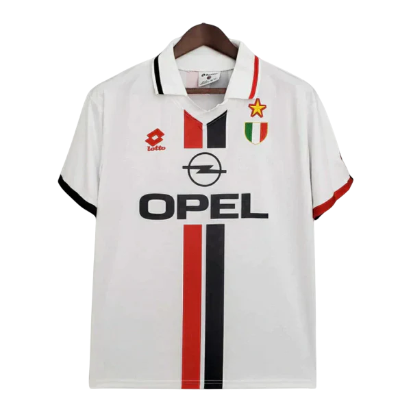 Camisa Milan Retrô 1995/1997 Branca - Lotto