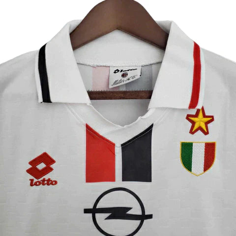 Camisa Milan Retrô 1995/1997 Branca - Lotto