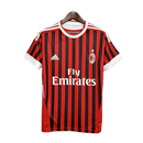 Camisa Milan Retrô 2011/2012 Vermelha e Preta - Adidas