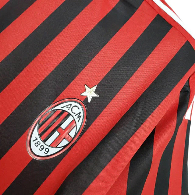 Camisa Milan Retrô 2011/2012 Vermelha e Preta - Adidas