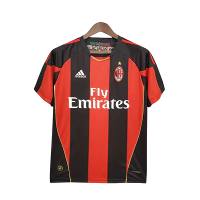 Camisa Milan Retrô 2010/2011 Vermelha e Preta - Adidas