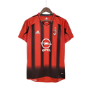 Camisa Milan Retrô 2004/2005 Vermelha e Preta - Adidas