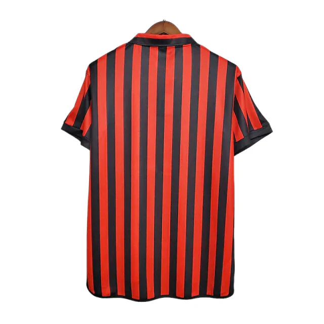 Camisa Milan Retrô 1999/2000 Vermelha e Preta - Adidas