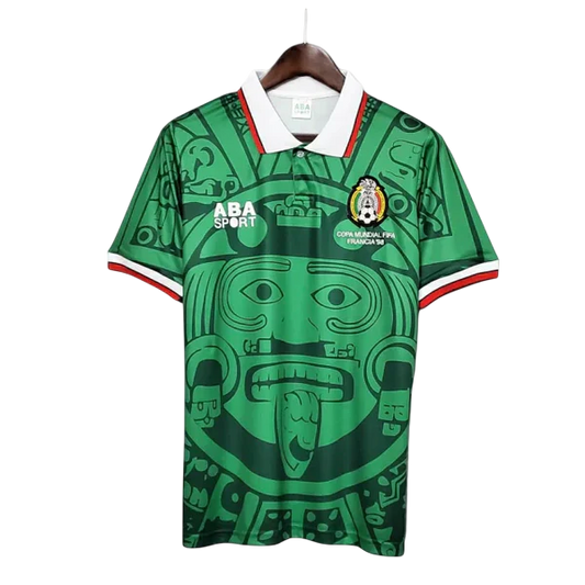 Camisa México Retrô 1998 Verde - Aba Sport