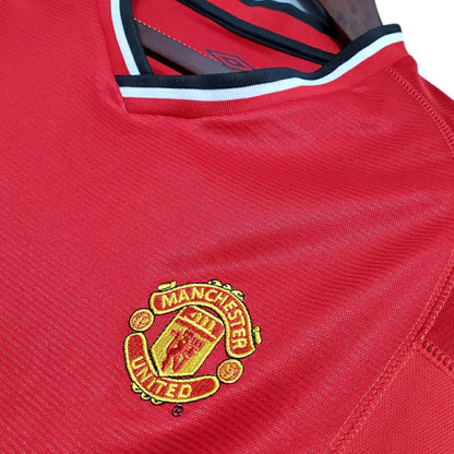 Camisa Manchester United 2000/01 Vermelha Retrô