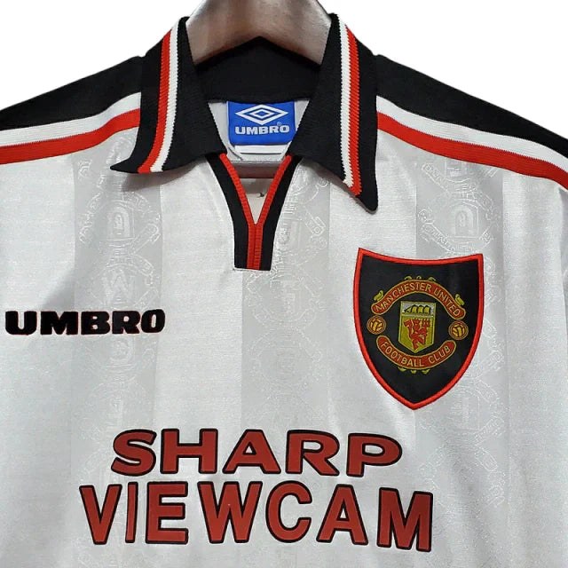 Camisa Manchester United Retrô 1997/1998 Branca