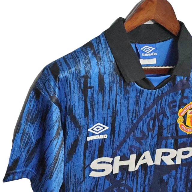 Camisa Manchester United Retrô 1992/1993 Azul - Umbro