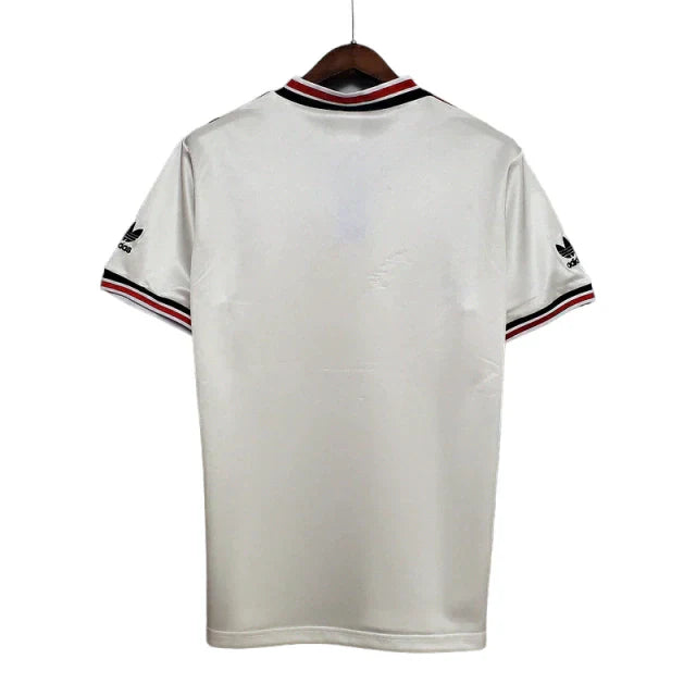 Camisa Manchester United Retrô 1985 Branca