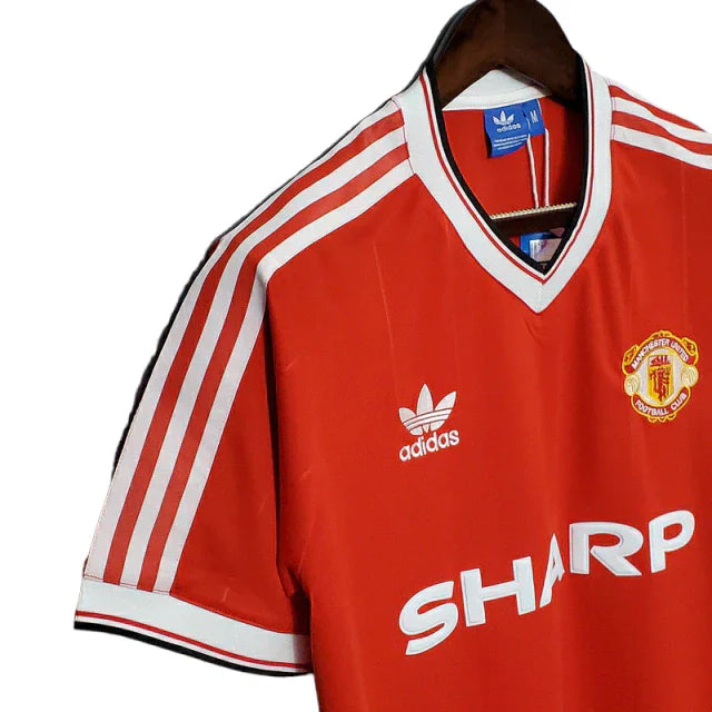 Camisa Manchester United Retrô 1983/1984 Vermelha - Adidas