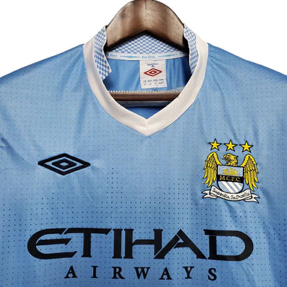 Camisa Manchester City 2011/12 Azul Retrô