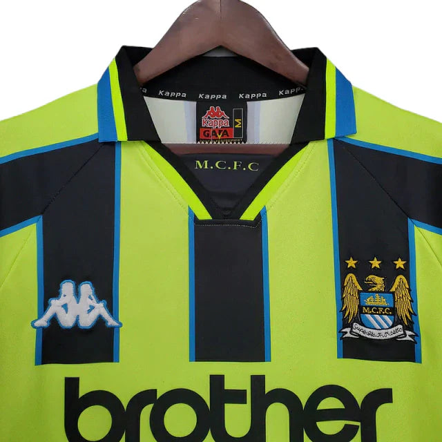 Camisa Manchester City Retrô 1997/1998 Azul - Kappa