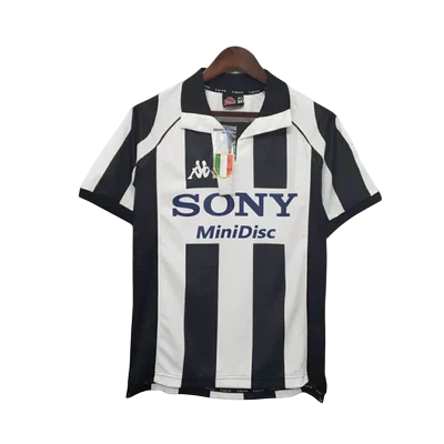 Camisa Juventus Retrô 1997/1998 Preta e Branca - Kappa