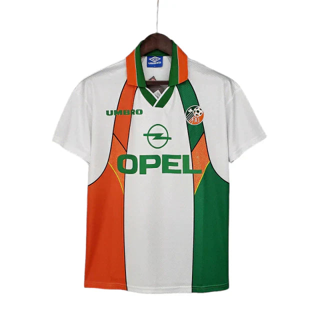 Camisa Irlanda Retrô 1994/1996 Branca, Laranja e Verde - Umbro