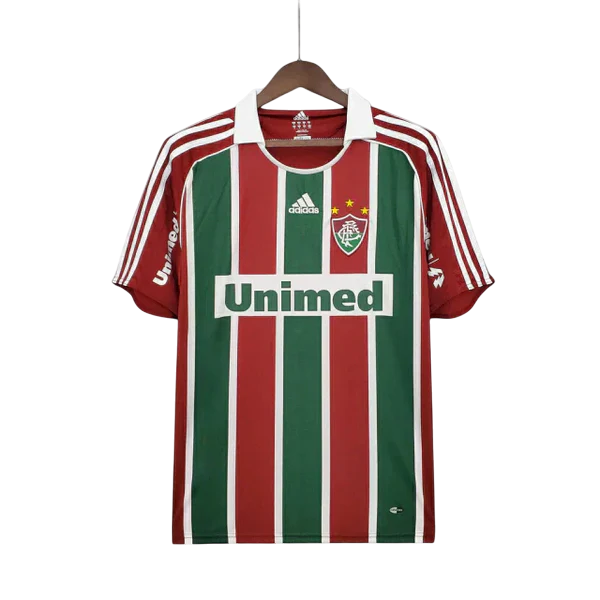 Camisa Fluminense Retrô 2008/2009 Vermelha e Verde - Adidas