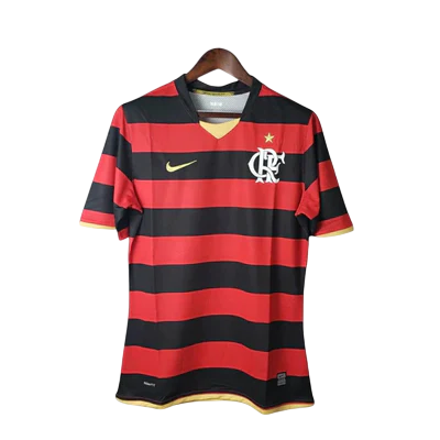 Camisa Retrô Flamengo I Home Nike 2009/10 Vermelho e Preto