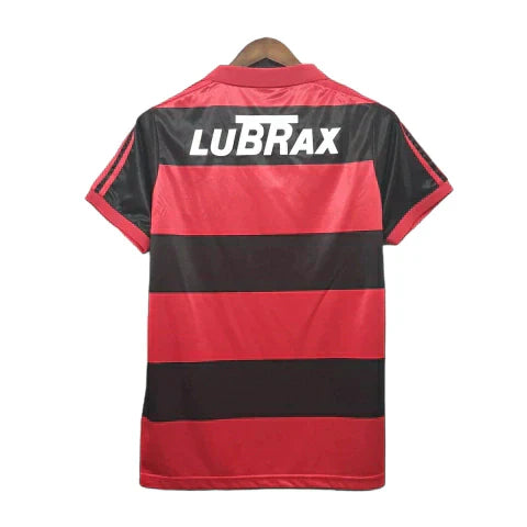 Camisa Retrô Flamengo I Home 1990/91 Masculino Vermelho e Preto